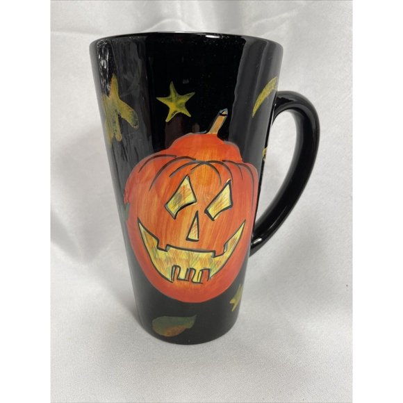 Certified International Halloween Jack-o-Lantern Coffee Mug Susan Winget 16 Oz - Picture 3 of 10